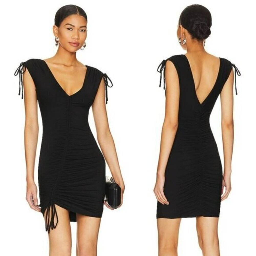 House of Harlow 1960 xREVOLVE Yulia Mini Dress - Black